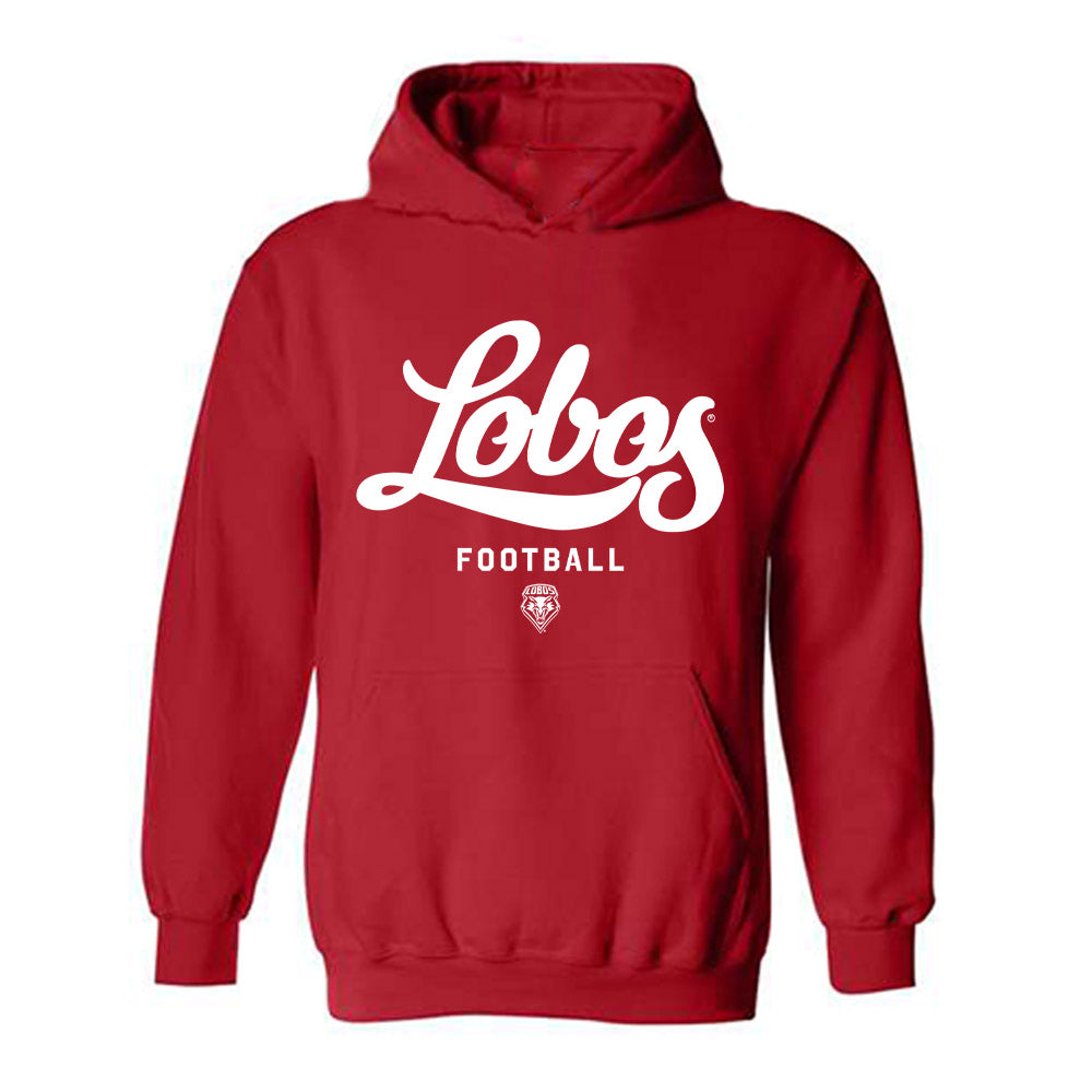 New Mexico - NCAA Football : Miles Williams - Classic Shersey Hooded Sweatshirt-0