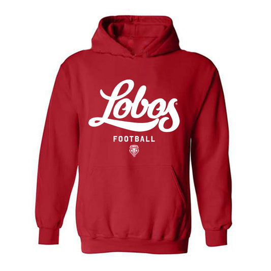 New Mexico - NCAA Football : Miles Williams - Classic Shersey Hooded Sweatshirt-0