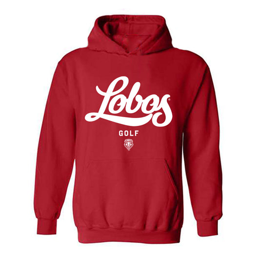 New Mexico - NCAA Men's Golf : Clark Sonnenberg - Classic Shersey Hooded Sweatshirt-0