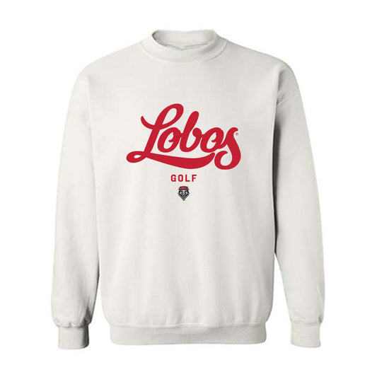 New Mexico - NCAA Men's Golf : Oliver Cage - Classic Shersey Crewneck Sweatshirt-0