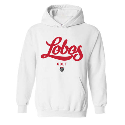 New Mexico - NCAA Men's Golf : Clark Sonnenberg - Classic Shersey Hooded Sweatshirt-0