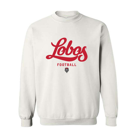 New Mexico - NCAA Football : Miles Williams - Classic Shersey Crewneck Sweatshirt-0
