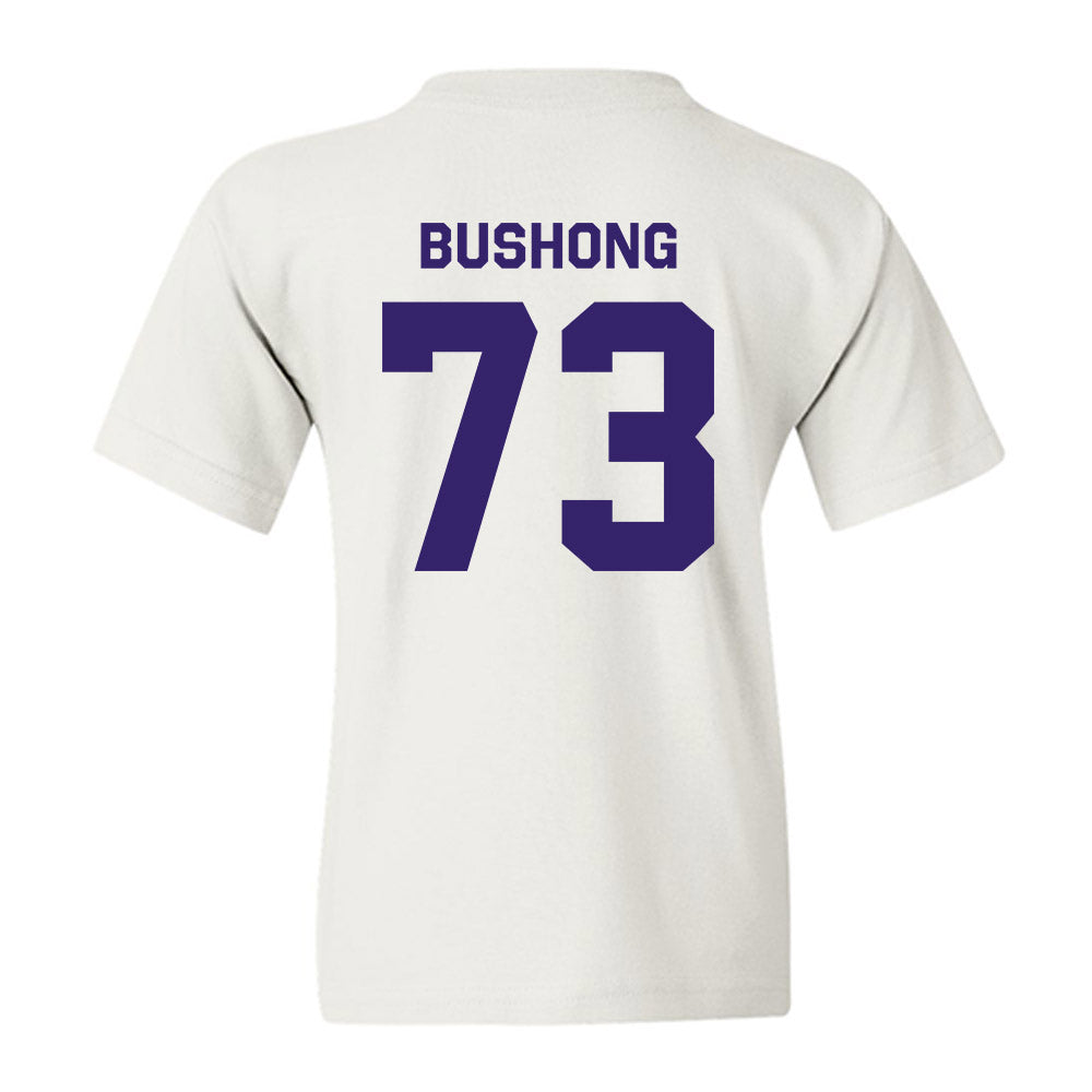 JMU - NCAA Football : Evan Bushong - Classic Shersey Youth T-Shirt-1