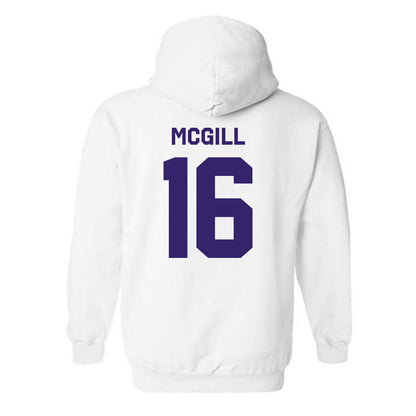 JMU - NCAA Football : TJ McGill - Classic Shersey Hooded Sweatshirt-1
