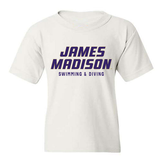 JMU - NCAA Women's Swimming & Diving : Emory Hill - Classic Shersey Youth T-Shirt-0