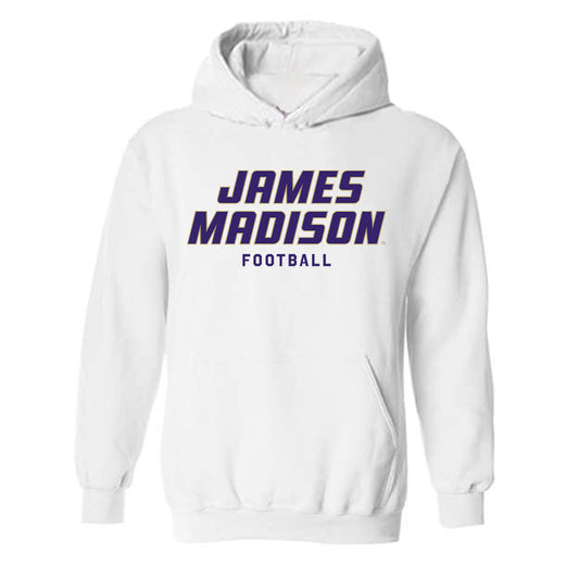 JMU - NCAA Football : Turner Schmidt - Classic Shersey Hooded Sweatshirt-0