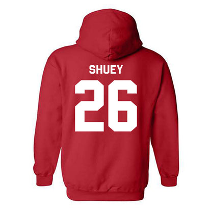 Illinois State - NCAA Baseball : John Shuey - Classic Shersey Hooded Sweatshirt-1