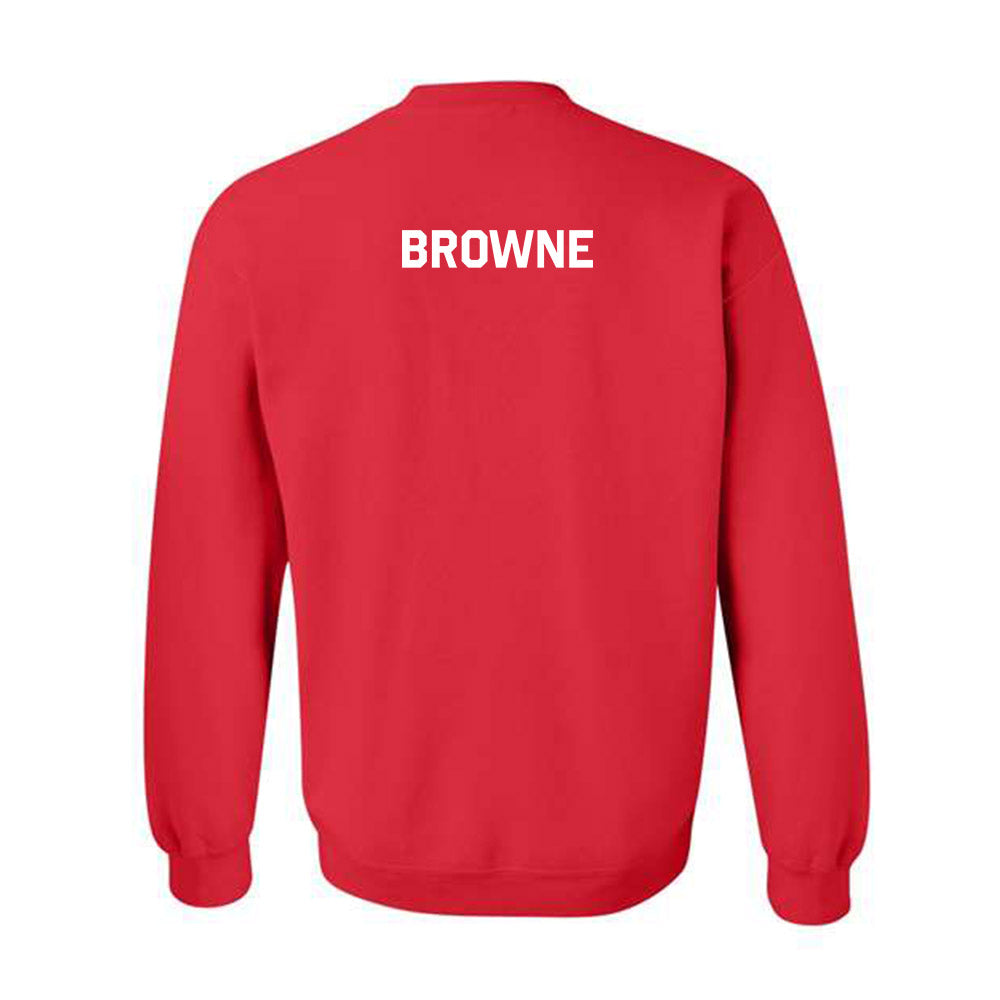 Illinois State - NCAA Women's Track & Field : Nya Browne - Classic Shersey Crewneck Sweatshirt-1