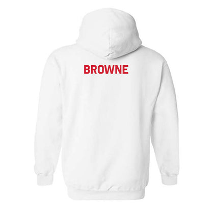 Illinois State - NCAA Women's Track & Field : Nya Browne - Classic Shersey Hooded Sweatshirt-1