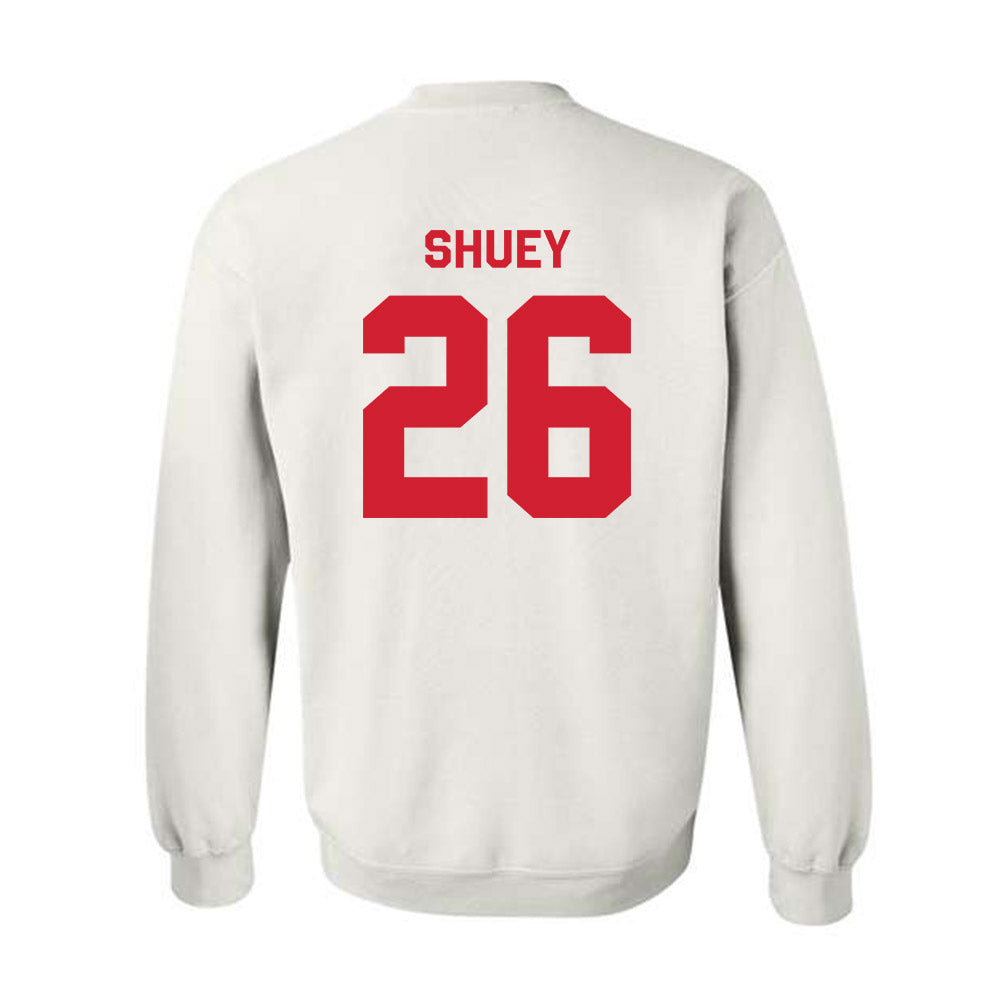 Illinois State - NCAA Baseball : John Shuey - Classic Shersey Crewneck Sweatshirt-1