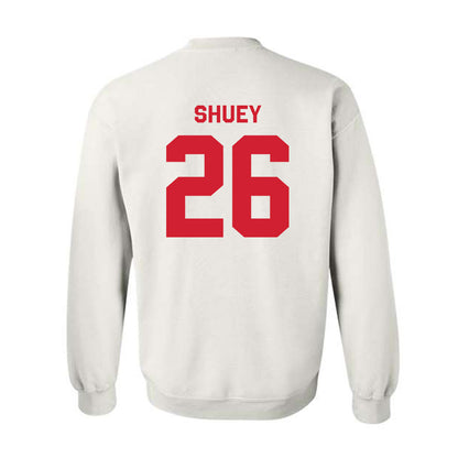 Illinois State - NCAA Baseball : John Shuey - Classic Shersey Crewneck Sweatshirt-1