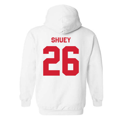 Illinois State - NCAA Baseball : John Shuey - Classic Shersey Hooded Sweatshirt-1