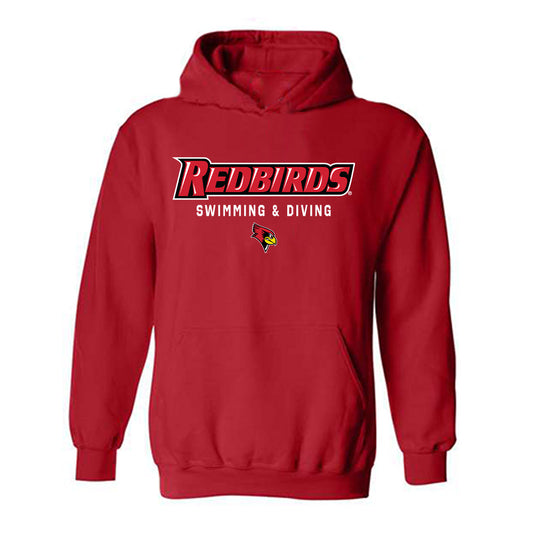 Illinois State - NCAA Women's Swimming & Diving : Reese Huber - Classic Shersey Hooded Sweatshirt-0