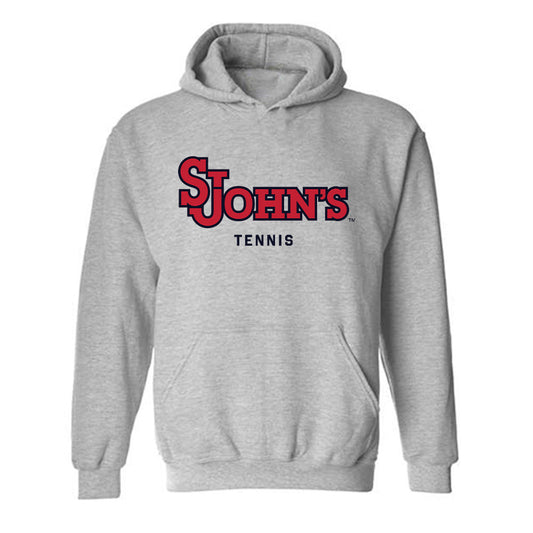 St. Johns - NCAA Women's Tennis : Nicoline Sartz-Lunde - Classic Shersey Hooded Sweatshirt-0