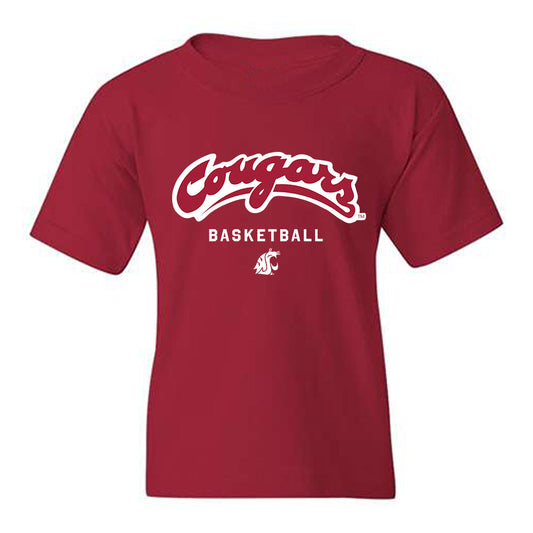 WSU - NCAA Men's Basketball : Dominik Robinson - Classic Shersey Youth T-Shirt-0