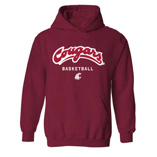 WSU - NCAA Men's Basketball : Dominik Robinson - Classic Shersey Hooded Sweatshirt-0
