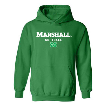 Marshall - NCAA Softball : Kaleea Washington - Classic Shersey Hooded Sweatshirt-0