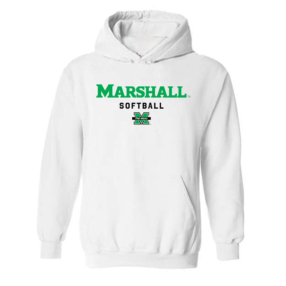Marshall - NCAA Softball : Kaleea Washington - Classic Shersey Hooded Sweatshirt-0