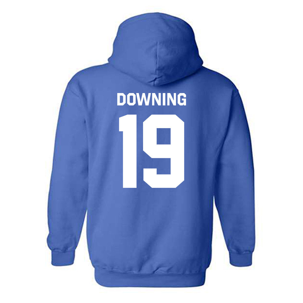 Seton Hall - NCAA Baseball : John Downing - Classic Shersey Hooded Sweatshirt-1