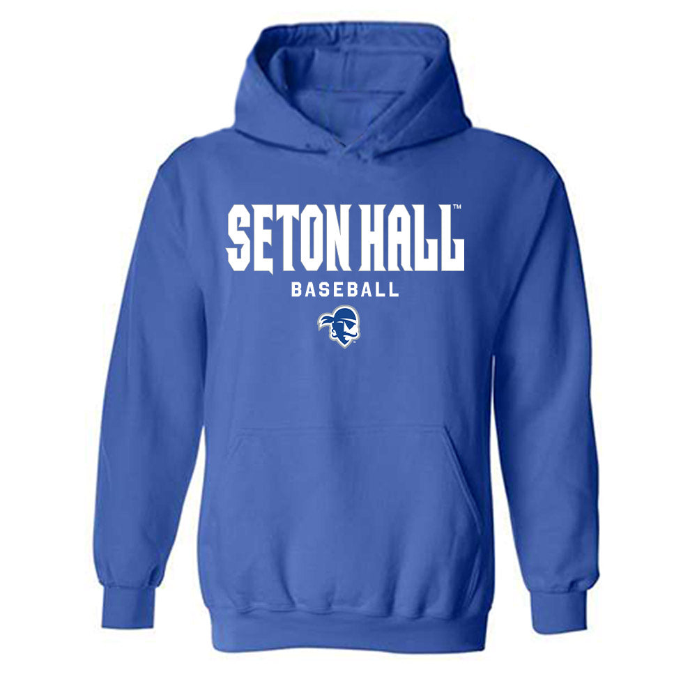 Seton Hall - NCAA Baseball : John Downing - Classic Shersey Hooded Sweatshirt-0