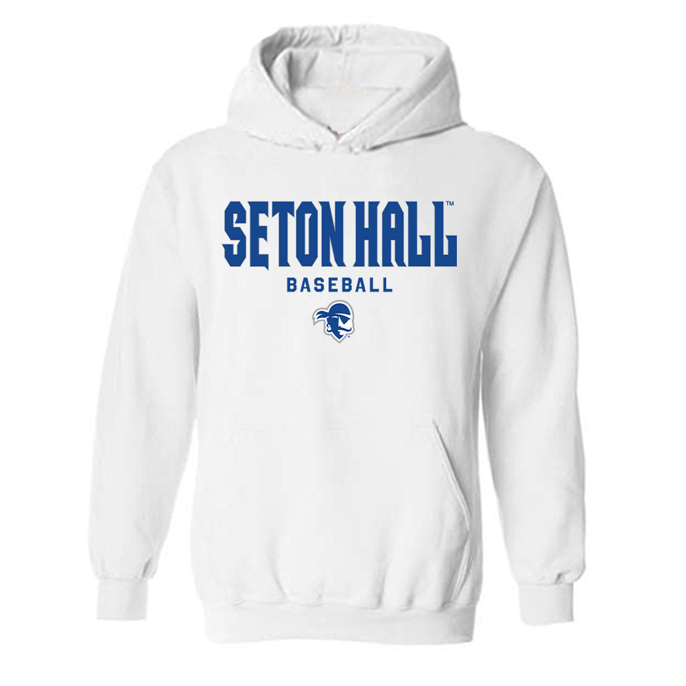 Seton Hall - NCAA Baseball : John Downing - Classic Shersey Hooded Sweatshirt-0