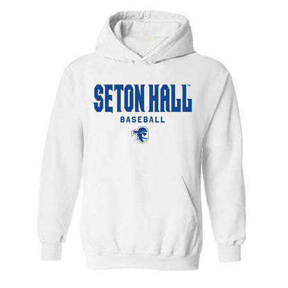Seton Hall - NCAA Baseball : John Downing - Classic Shersey Hooded Sweatshirt-0