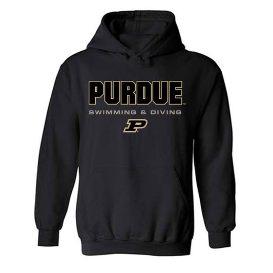 Purdue - NCAA Women's Swimming & Diving : Kate Mouser - Classic Shersey Hooded Sweatshirt-0