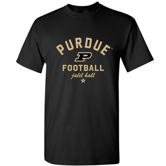 Purdue - NCAA Football : jalil hall - Classic Shersey T-Shirt-0
