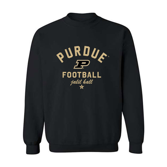 Purdue - NCAA Football : jalil hall - Classic Shersey Crewneck Sweatshirt-0