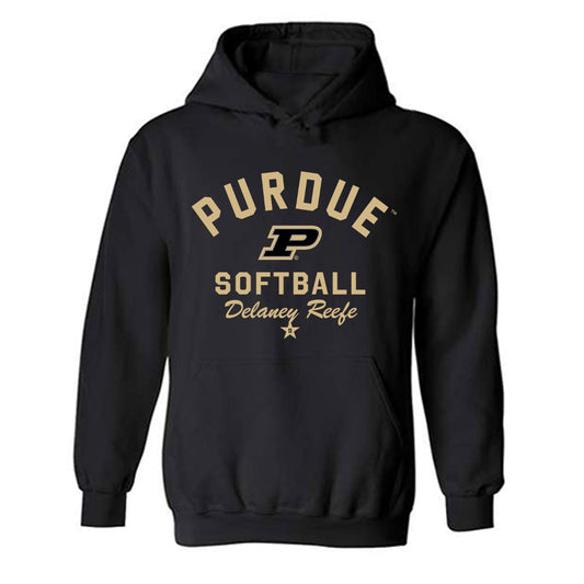 Purdue - NCAA Softball : Delaney Reefe - Classic Shersey Hooded Sweatshirt-0