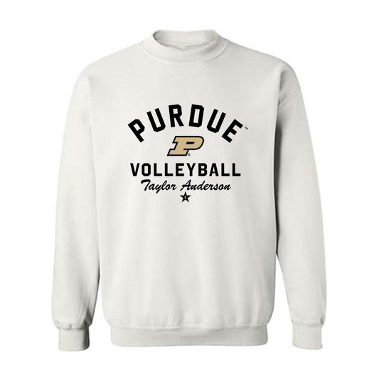 Purdue - NCAA Women's Volleyball : Taylor Anderson - Classic Shersey Crewneck Sweatshirt-0