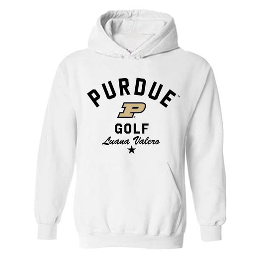 Purdue - NCAA Women's Golf : Luana Valero - Classic Shersey Hooded Sweatshirt-0