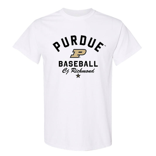 Purdue - NCAA Baseball : Cj Richmond - Classic Shersey T-Shirt-0