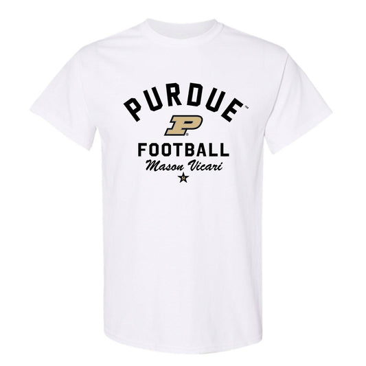 Purdue - NCAA Football : Mason Vicari - Classic Shersey T-Shirt-0