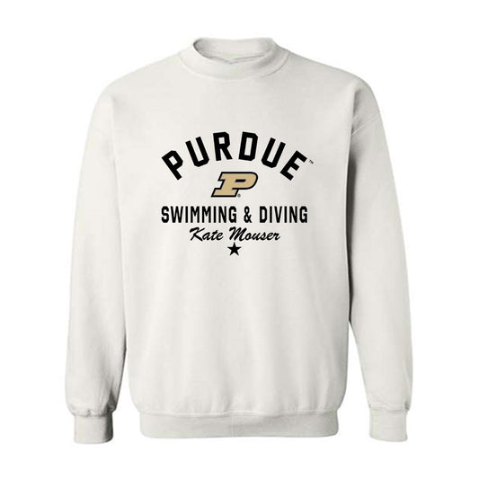 Purdue - NCAA Women's Swimming & Diving : Kate Mouser - Classic Shersey Crewneck Sweatshirt-0