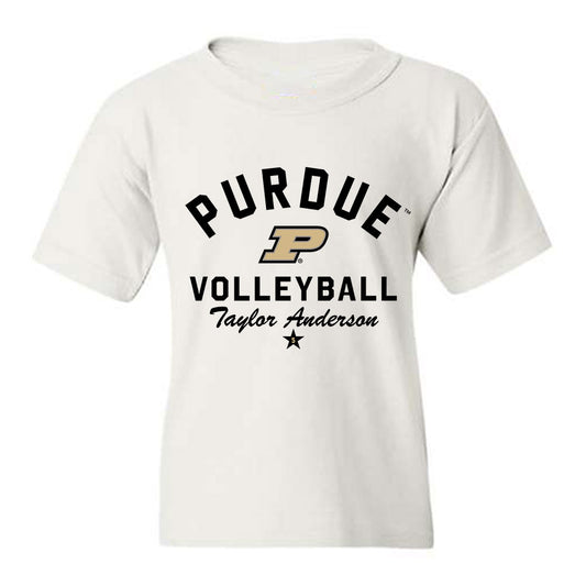 Purdue - NCAA Women's Volleyball : Taylor Anderson - Classic Shersey Youth T-Shirt-0