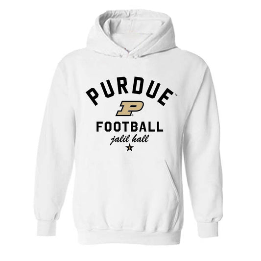Purdue - NCAA Football : jalil hall - Classic Shersey Hooded Sweatshirt-0