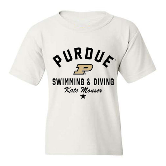 Purdue - NCAA Women's Swimming & Diving : Kate Mouser - Classic Shersey Youth T-Shirt-0