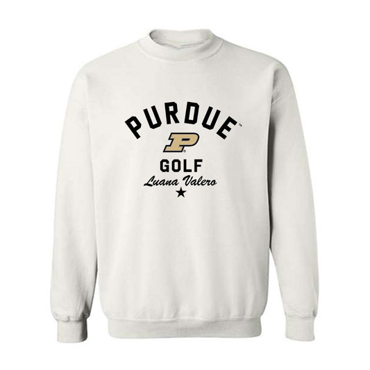 Purdue - NCAA Women's Golf : Luana Valero - Classic Shersey Crewneck Sweatshirt-0