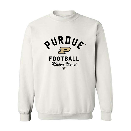 Purdue - NCAA Football : Mason Vicari - Classic Shersey Crewneck Sweatshirt-0