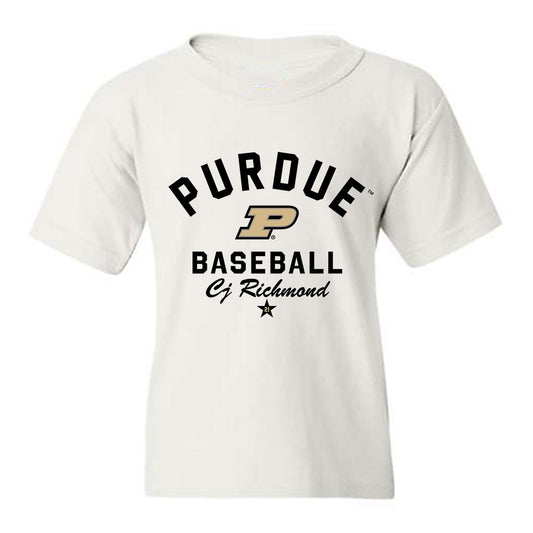 Purdue - NCAA Baseball : Cj Richmond - Classic Shersey Youth T-Shirt-0