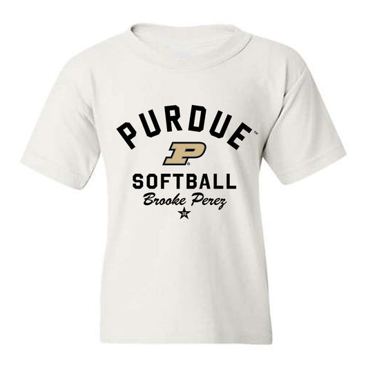 Purdue - NCAA Softball : Brooke Perez - Classic Shersey Youth T-Shirt-0