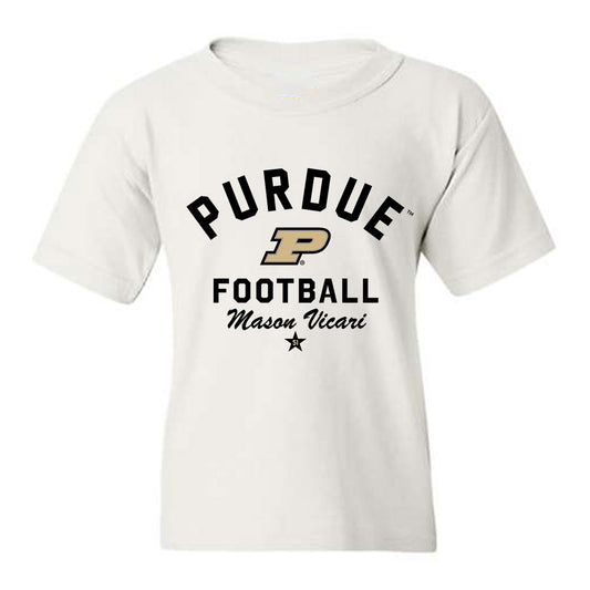 Purdue - NCAA Football : Mason Vicari - Classic Shersey Youth T-Shirt-0