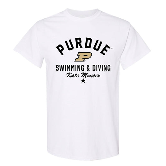 Purdue - NCAA Women's Swimming & Diving : Kate Mouser - Classic Shersey T-Shirt-0