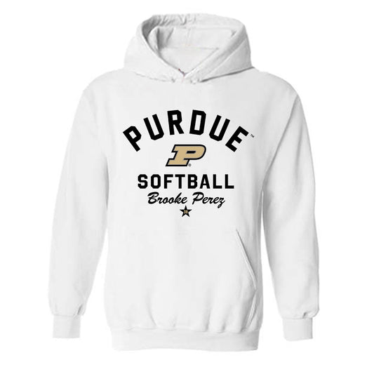 Purdue - NCAA Softball : Brooke Perez - Classic Shersey Hooded Sweatshirt-0