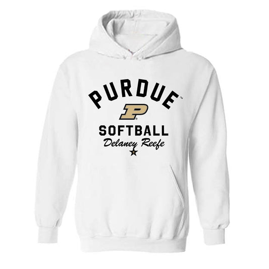 Purdue - NCAA Softball : Delaney Reefe - Classic Shersey Hooded Sweatshirt-0