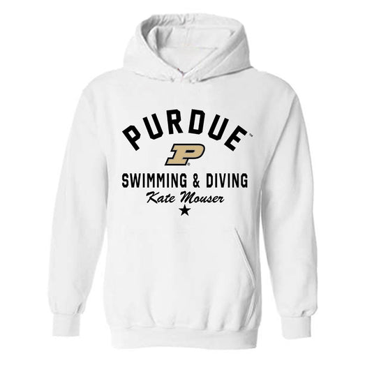 Purdue - NCAA Women's Swimming & Diving : Kate Mouser - Classic Shersey Hooded Sweatshirt-0