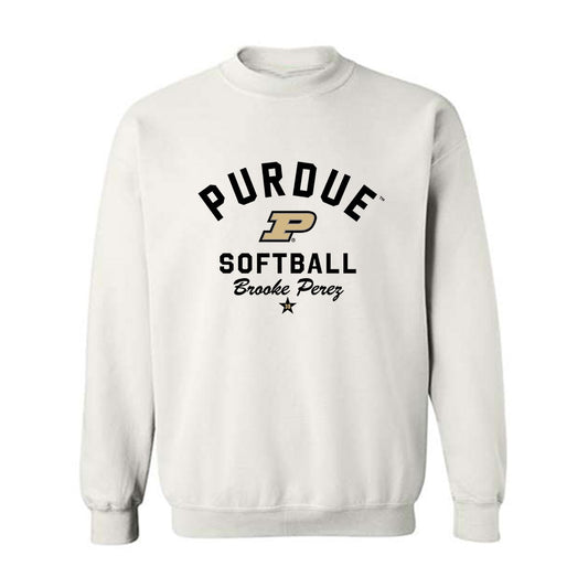 Purdue - NCAA Softball : Brooke Perez - Classic Shersey Crewneck Sweatshirt-0