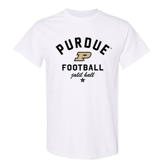 Purdue - NCAA Football : jalil hall - Classic Shersey T-Shirt-0