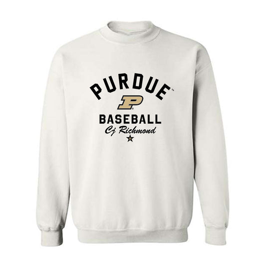 Purdue - NCAA Baseball : Cj Richmond - Classic Shersey Crewneck Sweatshirt-0